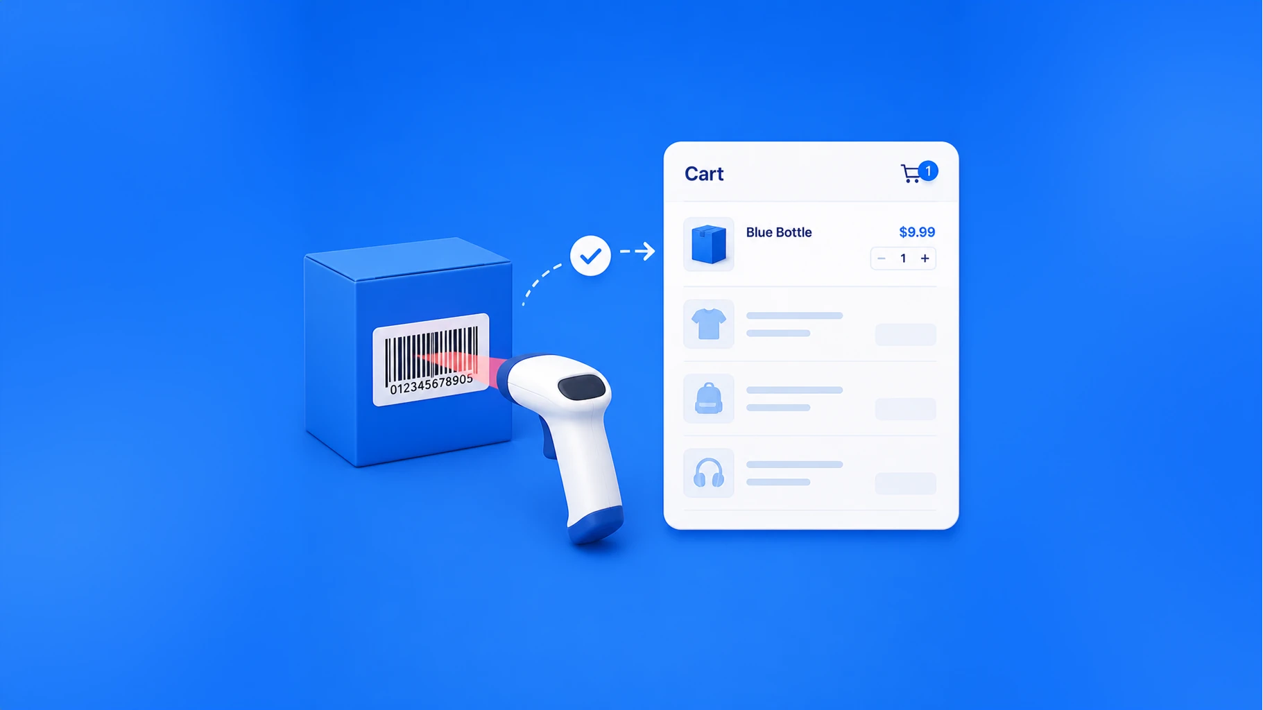 Scan straight into the basket